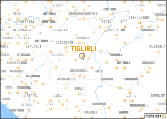 map of Tiglibli