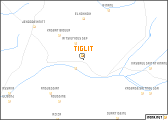 map of Tiglit