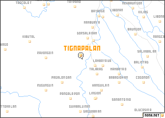 map of Tignapalan