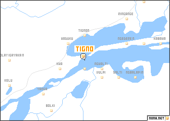 map of Tigno