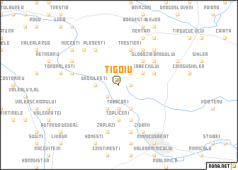 map of Tigoiu