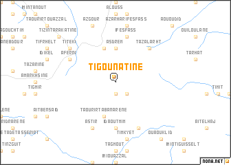 map of Tigounatine