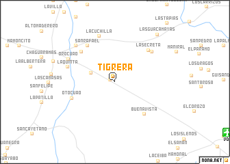 map of Tigrera