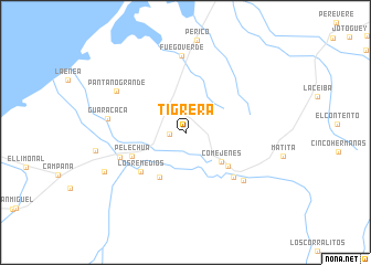 map of Tigrera