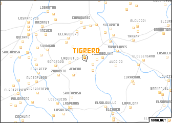 map of Tigrero