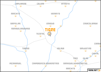 map of Tigre