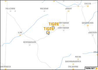 map of Tigre