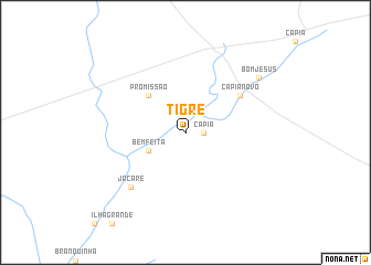 map of Tigre