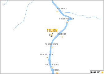 map of Tigre