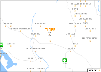 map of Tigre