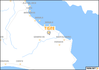 map of Tigre