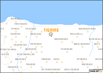 map of Tigrine