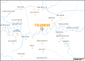 map of Tiguabos