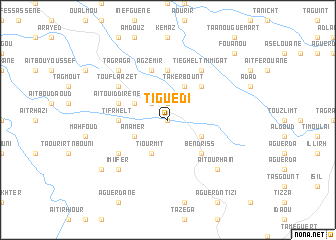 map of Tiguedi