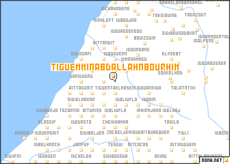 map of Tiguemmi nʼAbdallah nʼBourhim