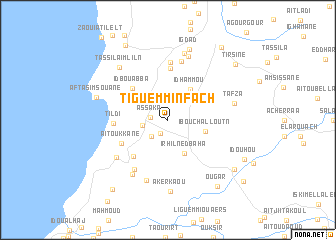 map of Tiguemmi nʼFach