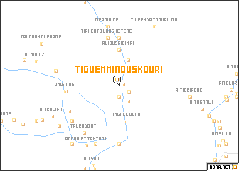 map of Tiguemmi nʼOu Skouri