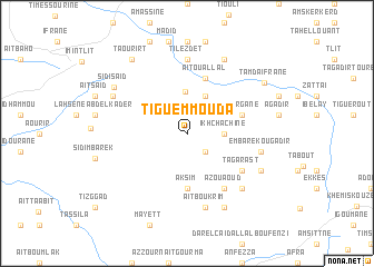 map of Tiguemmouda