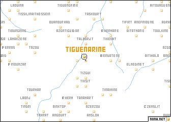 map of Tiguenarine