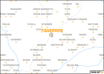 map of Tiguermine