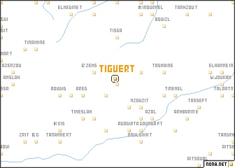 map of Tiguert