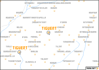 map of Tiguert