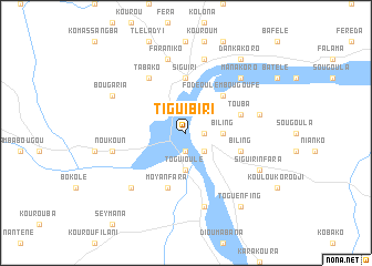 map of Tiguibiri