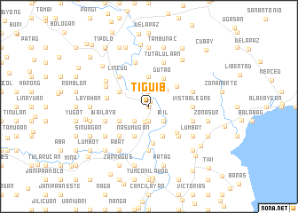 map of Tiguib