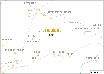 map of Tiguida