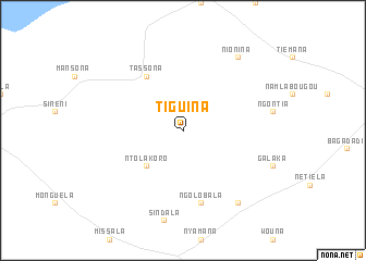 map of Tiguina