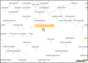 map of Tiguirguira