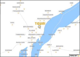 map of Tiguiri