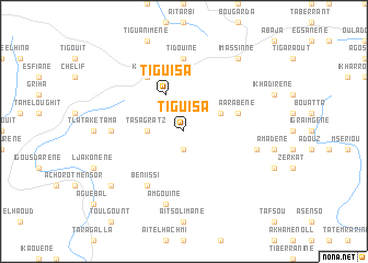 map of Tiguisa