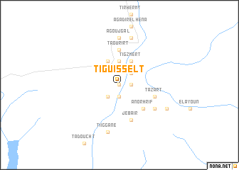 map of Tiguisselt
