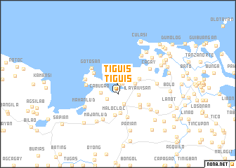 map of Tiguis