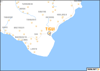 map of Tig-ui