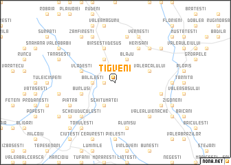 map of Tigveni