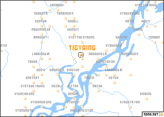 map of Tigyaing