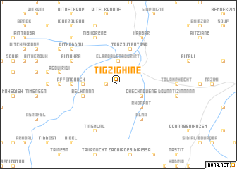 map of Tigzighine