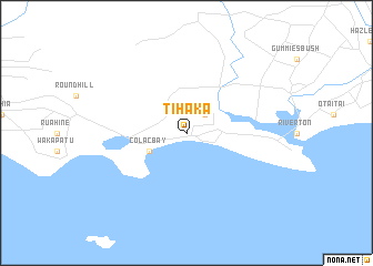 map of Tihaka