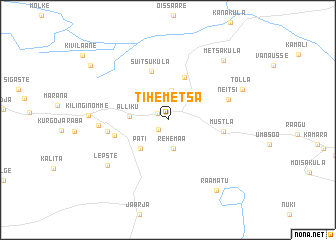 map of Tihemetsa