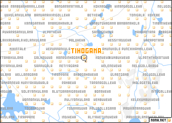 map of Tihogama