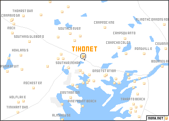 map of Tihonet