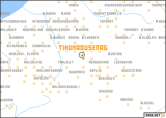 map of Tihuma Ou Senag
