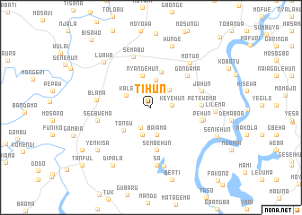 map of Tihun