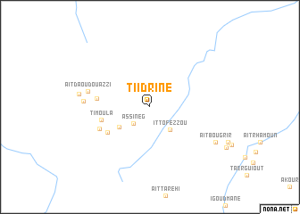 map of Tiidrine