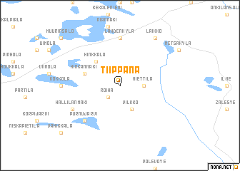 map of Tiippana