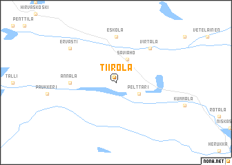 map of Tiirola