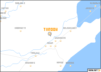 map of Tiiroow