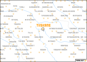 map of Tiiskane